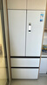美的（Midea）M60系列520純平全嵌法式多門(mén)四開(kāi)門(mén)家用冰箱超薄雙系統循環(huán)大容量制冰BCD-520WUFPZM(E)白國家補貼 曬單實(shí)拍圖