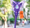 奧迪雙鉆巴啦啦小魔仙15周年禮盒少女心項鏈魔法棒變身玩具女孩禮物 紀念版魔法棒-紫色(炫光版) 曬單實拍圖