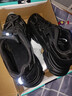 京策李云寧寬胖腳特大碼男鞋秋新款45加寬46運動(dòng)鞋男款47老爹鞋48棉鞋 10062黑色【皮面款】 46 (280mm) 曬單實(shí)拍圖