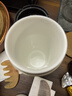 全陶瓷內(nèi)膽保溫杯非涂層大容量可裝中藥保溫水杯子便捷戶外隨行杯 米白色 曬單實(shí)拍圖