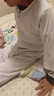 貓人兒童內(nèi)衣套裝純棉男童秋衣秋褲半高領(lǐng)青少年打底內(nèi)衣 淺灰 140 曬單實(shí)拍圖