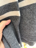 無(wú)印良品（MUJI）女式 米蘭諾羅紋編織半拉鏈毛衣女款針織衫25年秋季 女裝 深灰色條紋 S (155/80A) 曬單實(shí)拍圖