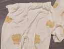 貝憶軒純棉月子服夏季產(chǎn)后哺乳睡衣開(kāi)衫舒適孕婦家居服帶胸墊待產(chǎn) 6669 童話(huà)小熊 XL 曬單實(shí)拍圖