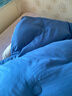南極人雙人纖維秋冬季被子被芯 加厚冬被10斤 200*230cm 藍灰 曬單實(shí)拍圖