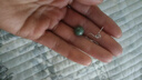紫慕璃天然翡翠S925銀鑲豆綠圓珠藍水女款耳飾耳環(huán)送女朋友禮物 豆綠翡翠圓珠款一對 曬單實(shí)拍圖