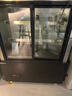 米沙熊 Misha  商用展示柜冷藏  甜品水果蛋糕壽司商用保鮮柜風(fēng)冷無(wú)霜 玻璃甜品展示柜 直角前開(kāi)門(mén)+風(fēng)冷除霧  黑色 落地三層長(cháng)0.9米寬0.65米高1.2米 曬單實(shí)拍圖