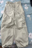 森馬（Semir）[商場(chǎng)同款]休閑褲女工裝風(fēng)闊腿褲2025春季長(zhǎng)褲高街101125127003A 曬單實(shí)拍圖