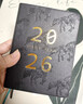 法拉蒙（faramon）2026年日程本B6筆記本子日記本365天學(xué)習考研年歷本手創(chuàng  )意學(xué)計劃本效率管理手冊 B6-黑色 曬單實(shí)拍圖