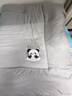 南極人（NanJiren）A類(lèi)大豆被子四季通用棉被大豆纖維被子春秋被芯宿舍單人冬天被褥 熊貓-紳士灰【親膚柔軟】 150x200cm【約6斤】 春秋被 曬單實(shí)拍圖