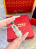 中國黃金（CHINA GOLD）和田玉玉兔吊墜男女新款項鏈玉石玉墜情人節生日禮物送女朋友老婆 和田玉玉兔項繩【品牌禮盒】 曬單實(shí)拍圖