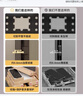 眾淘五金工具收納板掛墻洞洞板萬能掛板金屬放置收納墻上置物架 【升級(jí)1mm底板】150*100黑-送20掛鉤 曬單實(shí)拍圖