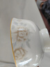 浩雅景德鎮陶瓷餐具陶瓷碗飯碗高顏值家用花仙子4.5英寸高腳碗10個(gè)裝 曬單實(shí)拍圖