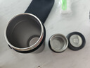 JRINKTEEA高檔茶水分離保溫杯男車(chē)載燜泡茶杯悶杯316無(wú)縫內膽全鋼茶倉辦公 tsuruoka全鋼黑色 500ml 曬單實(shí)拍圖