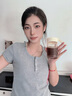 富光玻璃杯便攜高顏值帶蓋過濾泡茶杯 牛奶白330ML（送杯刷） 曬單實(shí)拍圖