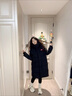 鴨鴨（YAYA）【時(shí)空道宇系列】羽絨服男女2025冬季新款加厚長款極寒保暖外套DY 熊貓色 （男女同款） XL (180) （建議150-170斤） 曬單實(shí)拍圖