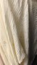 古今（GUJIN）純棉100全棉泡泡紗長(zhǎng)袖睡衣女春秋新款家居服睡褲大碼兩件套XL 曬單實(shí)拍圖