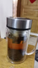 富光高硼硅玻璃杯大容量帶茶隔水杯便攜帶把辦公泡茶杯子辦公杯子 曬單實拍圖