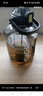 SZTAA水杯大容量耐高溫噸頓桶噸頓杯男女戶(hù)外運動(dòng)健身水壺塑料杯飲水壺 暮冬黑-可背可提-加厚款1.8L 曬單實(shí)拍圖