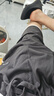 蕉內（Bananain）505Home男女士家居短褲夏季速干休閑輕運動(dòng)寬松情侶薄款居家睡褲 【男士】黑砂 M 曬單實(shí)拍圖
