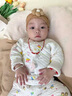 老廟9999足銀龍蛇寶寶長(cháng)命鎖純銀手鐲套裝嬰兒滿(mǎn)月周歲百日禮物 歲歲平安蛇-三件套贈送禮盒 曬單實(shí)拍圖