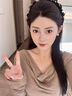 芯奢S925純銀蝴蝶流蘇項鏈女款女生小鎖骨鏈七夕情人節生日禮物送女友 【蝴蝶結禮盒】光影蝴蝶項鏈 曬單實(shí)拍圖