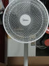 美的（Midea）電風(fēng)扇家用7葉落地扇搖頭電風(fēng)扇循臥室宿舍輕音風(fēng)扇臺式桌面小型風(fēng)扇臺地兩用升級款 白色丨7葉臺地兩用 曬單實(shí)拍圖