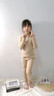 南瓜精靈兒童舞蹈服打底衣女童秋冬德絨膚色演出打底衫肉色內衣加絨練功服 肉色-德絨【上衣+褲子】 120 (建議110-120cm 33-38斤) 曬單實(shí)拍圖