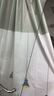 京尋浴簾桿套裝 免打孔曬衣桿伸縮桿加粗加厚防水窗簾桿 桿+簾套裝 曬單實(shí)拍圖