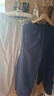 優(yōu)衣庫女裝麻混紡松緊長(cháng)褲/休閑褲473791 69 藏青色 M /160/66A 曬單實(shí)拍圖