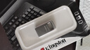 金士頓（Kingston）256GB USB3.2 Gen1 U盤 DTMC3G2 銀色金屬 迷你型車載U盤 大容量U盤 讀速200MB/s 曬單實(shí)拍圖