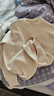頂瓜瓜頂呱呱保暖內衣女純棉半高領(lǐng)加絨加厚大碼保暖套裝女淺彩棉米 165 曬單實(shí)拍圖