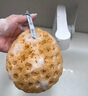 KRRAMEL沐浴球?qū)W生宿舍洗澡海綿沐浴球起泡豐富高檔超柔軟家用浴花檸檬黃 曬單實(shí)拍圖