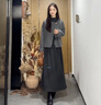 蔓爾依秋冬女裝套裝連衣裙2025秋裝小香風(fēng)搭配一整套毛衣開(kāi)衫針織長(cháng)裙子 灰色上衣+灰色連衣裙 M 曬單實(shí)拍圖