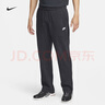 耐克（NIKE）官方男子針織直筒長(cháng)褲秋季運動(dòng)褲純棉休閑輕便柔軟FQ4333 010黑/白 L 曬單實(shí)拍圖