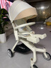 smartstroller遛娃神器嬰兒推車可坐可躺輕便折疊雙向高景觀0-6歲用寶寶溜娃車 香檳白(鋁合金車架+3D舒適透氣) 曬單實(shí)拍圖