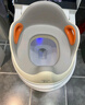曼龍兒童坐便圈男女孩馬桶圈寶寶坐便器小馬桶嬰兒坐墊圈坐廁 云紗灰 曬單實(shí)拍圖