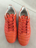 阿仕利塔（ATHLETA）天朗足球TLSS阿仕利塔聯(lián)名3.0+全袋鼠皮TF碎釘人草成人足球鞋男 純橙CED11008NFORG 41.5 (260mm) 曬單實(shí)拍圖