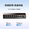 華三（H3C）8口千兆交換機(jī) 非網(wǎng)管企業(yè)級(jí)交換器 監(jiān)控網(wǎng)絡(luò)網(wǎng)線分線器 家用宿舍分流器 Mini S8G-U 曬單實(shí)拍圖