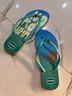 havaianas哈唯納Slim Postcard巴西印花人字拖外穿女士夏天涼拖鞋 0121-米色 37-38 曬單實(shí)拍圖