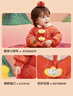 巴拉巴拉寶寶連體衣新生兒衣服羽絨哈衣爬服春裝2025新年季萌208125120201 曬單實拍圖