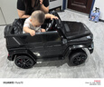 福兒寶奔馳授權大G兒童電動(dòng)車(chē)玩具車(chē)可坐人四輪帶遙控越野小孩寶寶送禮 四驅黑+減震器+后備箱+皮座+軟胎 曬單實(shí)拍圖