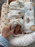 babylove嬰兒連體衣春秋季初生兒寶寶和尚服新生兒衣服滿月哈衣秋裝 曬單實(shí)拍圖