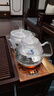 金灶（KAMJOVE）H9全自動(dòng)底部上水燒水壺茶具自動(dòng)上水電熱水壺家用玻璃電茶爐 0.8L H9（20*37cm） 曬單實(shí)拍圖