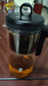 鳴盞飄逸杯玻璃內膽按壓式磁吸無(wú)桿泡茶壺茶水分離沖茶器茶具懶人茶壺 曬單實(shí)拍圖