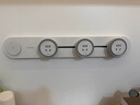 西門子（SIEMENS）旗艦款軌道插座 明裝帶總控軌道插板套裝 白色60cm+3五孔模塊 曬單實(shí)拍圖
