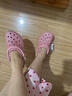 卡駱馳復古閃耀Clog BAE|207261 36 /37(230mm)   牛奶粉-6ZW 曬單實(shí)拍圖