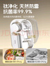 雙槍（Suncha）鈦健康不銹鋼飯盒學(xué)生上班族可微波爐餐盒比316好1.5L配保溫袋 曬單實拍圖
