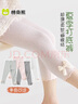 棉奇熊女童打底褲夏季薄款莫代爾七分褲兒童外穿褲子女寶寶夏裝防蚊褲子 M036-白+白-2條【薄款透氣】 120 cm 曬單實(shí)拍圖