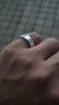 佰譽(yù)銀家 6MM【免費刻字】拉絲工藝 男士戒指 銀 99足銀 女士 情侶對戒戒指 簡(jiǎn)約戒子 20號 曬單實(shí)拍圖
