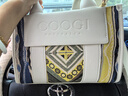 COOGI包包女款輕奢品牌女士斜挎手提托特包女情人節生日禮物送女友老婆 米白 曬單實(shí)拍圖